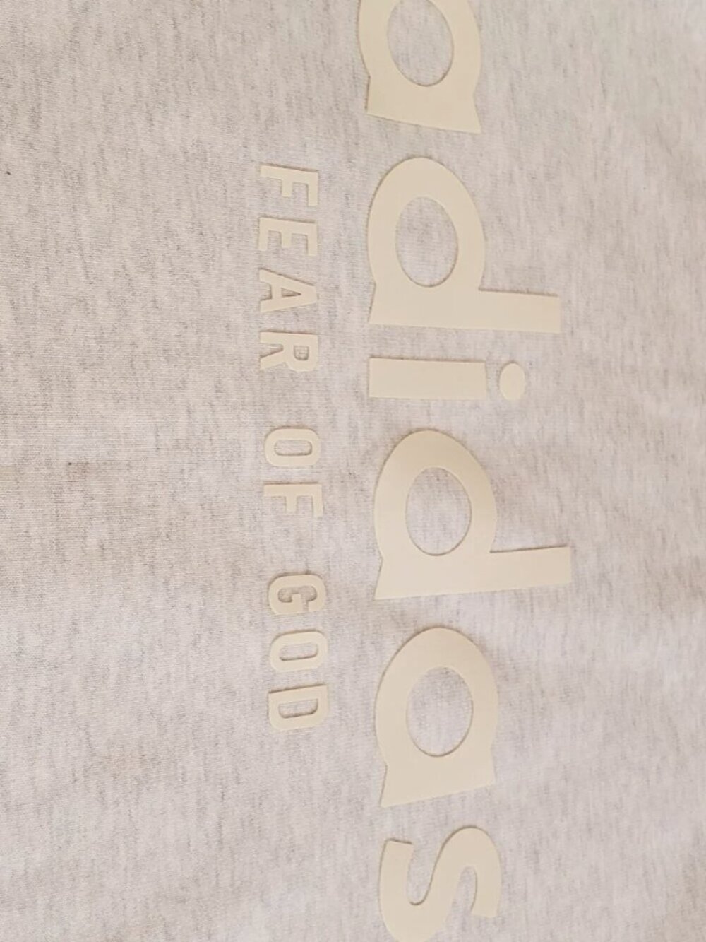 FEAR of GOD Athletics X ADIDAS Heathered Heavy Fleece Hoodie Men's SZ S - Picture 9 of 14